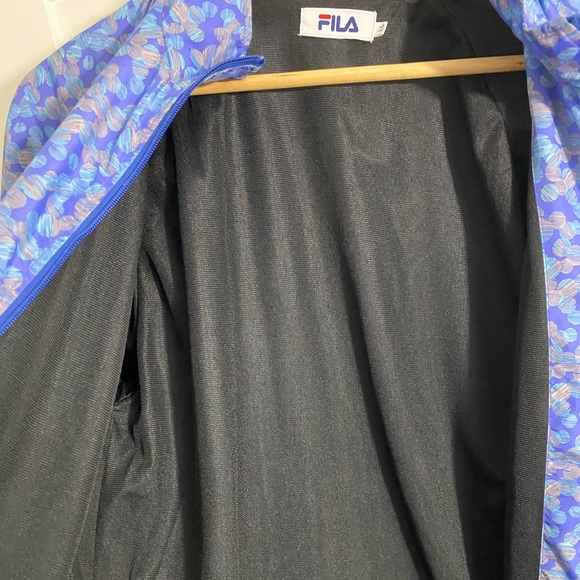 90s Vintage Retro FILA Jacket Blue Zip Up Size M/L - Picture 10 of 17